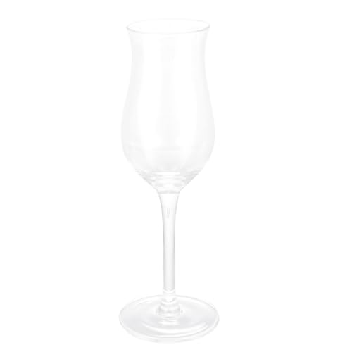 FIXOSHEE Transparent Crystal Whiskey Tasting Glass Stemmed Brandy Snifter for Home Bar Parties and Celebrations Explosion Smooth Surface for Rum Vodka and Wine