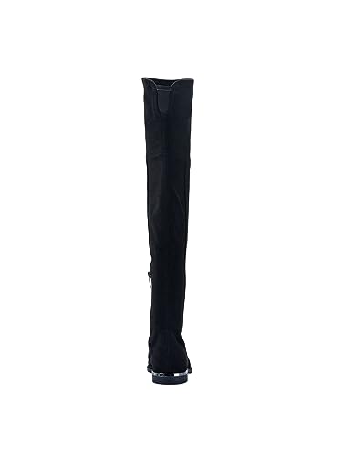 Marc Fisher Womens Renn Faux Suede Over-The-Knee Boots Black 7.5 Medium (B,M)2