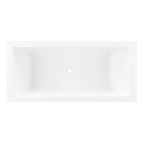 Signature Hardware 480890 Eaton 71" Acrylic Soaking Freestanding Tub With Integrated Drain And Overflow #TOP5