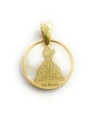 Médaille de Saint Firmin argent orla nacar 20mm pendentif religieux CH®