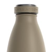 LARS NYSM Drinkfles Roestvrij Staal 1000ml | Geïsoleerde Fles 1 Liter | Lekvrije Waterfles voor Sport, Fiets, Hond (Calypso Blue, 1000ml