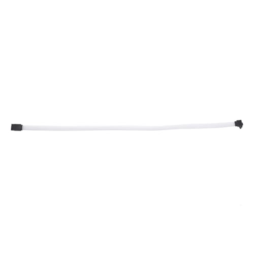 Cable SATA 3.0 III 50 cm con ángulo recto y funda de nylon miniatura 2