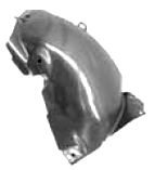 PRASCO RN3083604 pare-boue avant gauche pour RENAULT Modus et Grand Modus