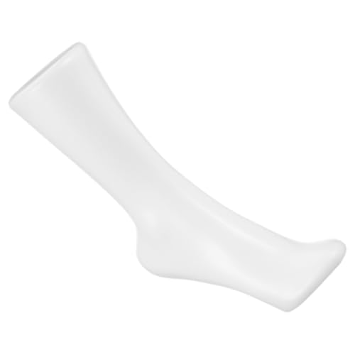 MUCKLILY 3pcs Sock Model Ankle Mannequin Foot Display Female Sock Display Stand Shoe Foot Model for Long Socks Foot Model Display Legs Feet Adult Socks Fake Foot for Sock Plastic White