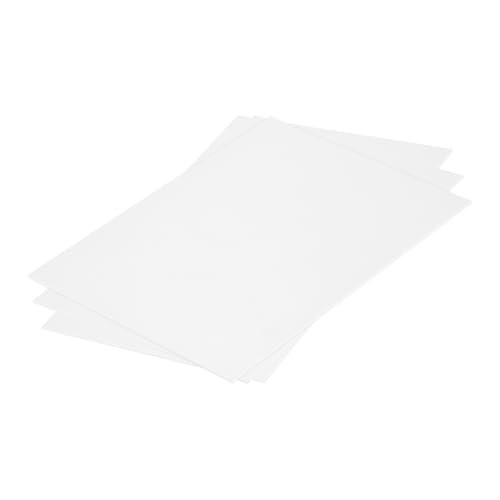 MECCANIXITY ABS Plastic Sheet 8 x 6 x 0.04 Inch ABS Styrene Sheets for Building Model DIY Crafts Panel White 3 Pcs