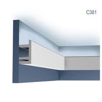 Corniche C381 Orac polyuréthane rigide prétraité moulure robuste 9,5x5cm - 3