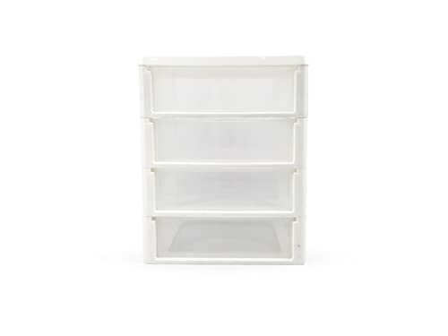 Gaveteiro Peq Com 4 Gavetas Branca Nitronplast Branco