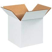 Matt Sabh® Premium Eco-friendly 3 PLY Corrugated Packing Cube Box for Secure Ecommerce Shipping, Moving, Courier & Goods Transportation, White, 3x3x3 Inches - (Pack of 10)