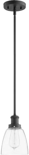 Quorum 878-169 Transitional One Light Pendant in Bronze/Dark Finish,