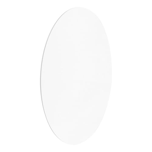WEKAMOS Plateau Miroir Rond Acrylique Pour Décoration De Table Et Exposition Objets Design Élégant Et Pratique Pour Usage Domestique