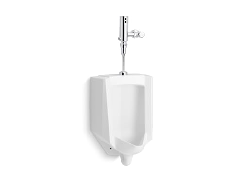 Kohler KOHPR4991-T2H-NA Bardon High Efficiency Urinal with Mach Tripoint Touchless 0.5 GPF HES-powered Flushometer White