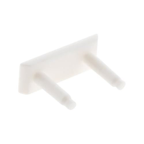 Lot de 6 caches Prises 2P/2P+T 6A ou 16A - Blanc - Zenitech