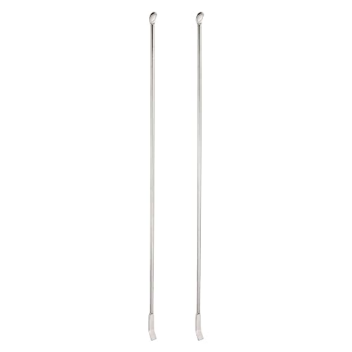 Micro-cuillère de laboratoire 300 mm YOKIVE en inox pour prélèvement d'échantillons de chimie