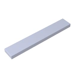 Gobricks 6636 Foundation Plate Tile 1x6 with Groove 50 Pieces GDS-564 Compatible with Lego Building Blocks Color:light blue gray — image 1