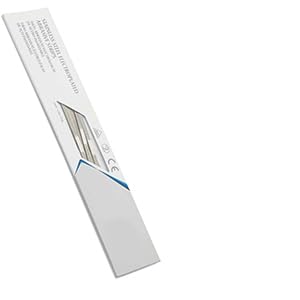Dental Polishing Strips Stainless Steel 6.0 MM Med Grit Double Side 12/Box