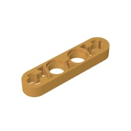 32449 Technic Beam 1X4 Thin 50 Pieces High-Precision MOC Building Bricks Replacement Parts Compatible with Lego bricks GDS-690 Pearl Gold โ image 1