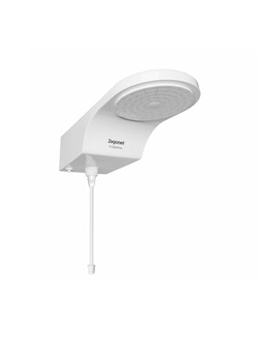 ZAGONEL Ducha Eletrônica Fit, 6800W, 220V, Branco, Sistema Eletrônico com Ajuste de Temperatura