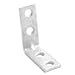MINTCRAFT CB-Z015-013L Corner Brace, 1-1/2X1/2-Inch, Zinc, 6-Pack