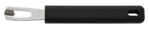 Arcos Gadgets Profesionales - Mondador de Naranjas Pelador de Naranjas - Acero Inoxidable 40 mm - Mango de Polipropileno Color Negro