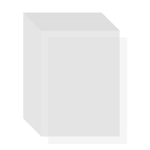 100 Sheets Acetate Sheets A4 Flexible Clear Acetate Plastic Sheet Lightweight PET Paper Film Thin Panels for DIY Craft Picture Poster Frames Arts Craf