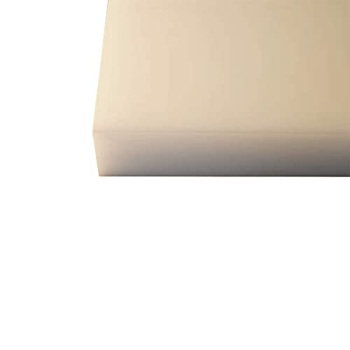 B&T Metall POM C Natur/Weiß Platten 10,0 mm stark Polyoxymethylen (ERTACETAL®; DELRIN®) im Zuschnitt Größe 100 x 200 mm