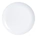 Luminarc Diwali Set 6 Platos Llanos de Vidrio Opal Extra Resistente 25cm, Blanco