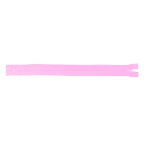 Image of Mandala Crafts 60 PCs Pink Closed-End 22 Inches Nylon Zippers for Sewing