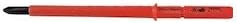 TRUSCO TZDS-1 Insulated Replacement Screwdriver (with Magnet) (+NO.1 x 3.1 inches (80 mm)