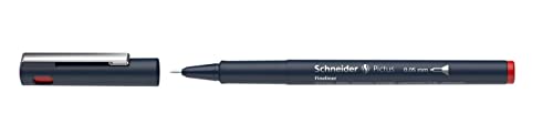 Schneider Pictus Fineliner Pluma, 0,05 mm Ancho De Línea, Rojo