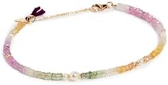 SHASHI Women's Ella Gemstone Bracelet, Multi Sapphire, One Size