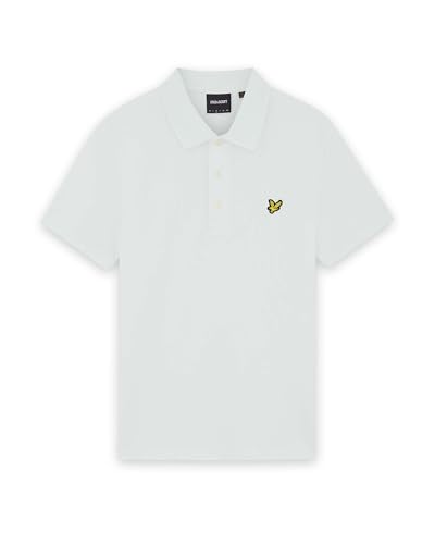 Lyle & Scott SS Polo Shirts Plain Polo Shirt Y124 Blue Ice, XL