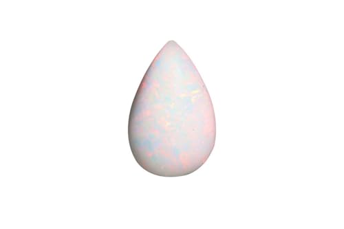 Opale éthiopienne naturelle cabochon poire de 8,14 cts pour haute joaillerie