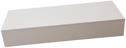 Square Display Pedestal Stand for Mannequins, Bridal Shop Cylinder Raiser, Clothing Store Model Display, White, 100x40x10cm - Perfect for Retail Showcases