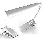 QIAYA Reading Light Lamp [TOUCH DIMMABLE] -USB Rechargeable Battery Clip LED Table Lamp For Books Bedside, Kids Best Portable Desk Study Lamp