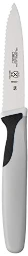 Mercer Culinary M19903 Millennia Black Handle, 3-Inch Slim Serrated Paring Knives (3-Pack), Paring Knife #TOP2