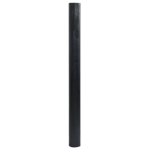 Tapis en bambou noir rectangulaire antidérapant 60 x 300 cm imperméable
