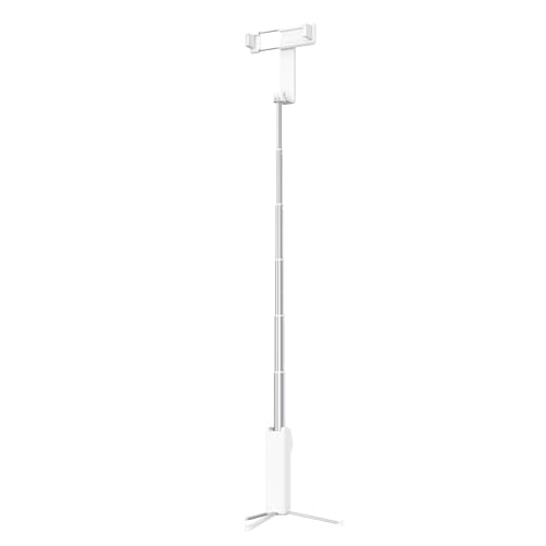 viozon 自撮り棒 スマホ三脚 取り付けるリモコン付き ホワイト