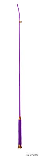 Knight Rider Dressage/Schooling Whip Gel Soft Grip Handle (Purple)