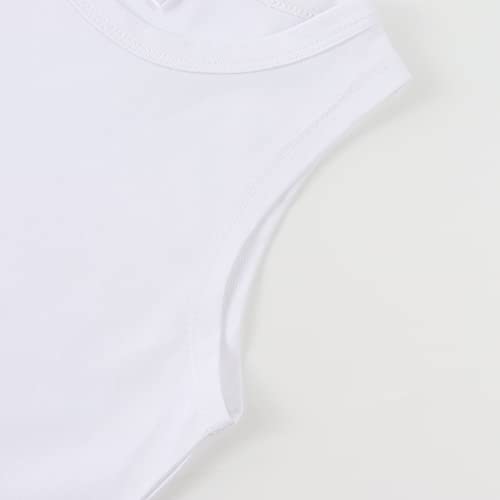 Noomelfish Girls Fringe Tank Tops Cotton Summer Sleeveless Shirts (5-12 Years)4