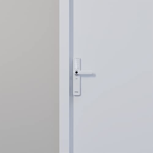 Fechadura Smart de Embutir Com Maçaneta Compatível com Alexa IFR 7000 Branco Intelbras