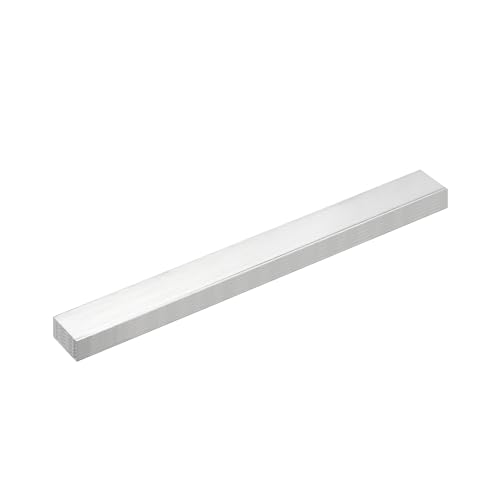 Image of uxcell Square Aluminum Flat Bar, 9 /16 inch Thick 1 inch Width 10 inch Length Square Aluminum Bar 6061 Aluminum Flat Plate, 15 x 25 x 254mm T6511 Solid New Mill Stock for Industrial Building