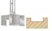 Amana Tool 45525 Carbide Tipped 1-1/8 Dia x 1/2 CH x 1/4 Shk x 1-19/32 Long Spoilboard Surfacing & Flattening 3-Flute Router Bit
