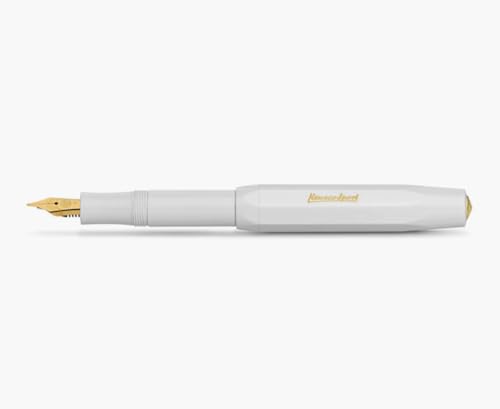 Kaweco Stylo Plume Sport blanc et clip or le compagnon idéal de vos carnets de notes