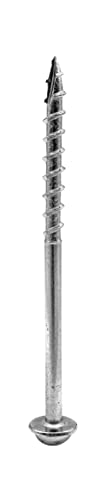 Milescraft 5206 Tornillos Autoperforantes para madera  #7 x 2-1/2" Cabeza arandela con rosca gruesa (50 piezas), Torx, para uso interior miniatura 2