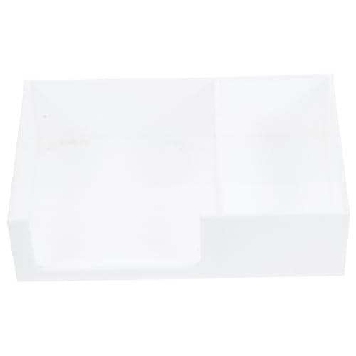 OKUMEYR Multi-use Tea Bag Compartment Sugar Tissue Box Sleek Acrylic Storage