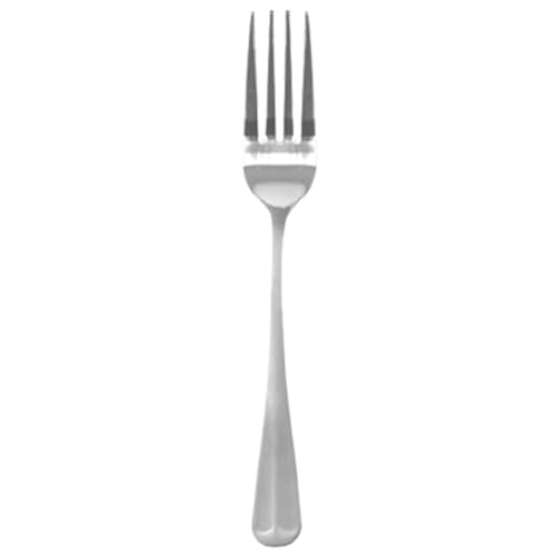 FSE SLDK106F Dinner Fork, 7.52", 4-Tine, Simple line-Trimmed Handle, 18/0 Stainless Steel, Bright Finish, Dakota, Pack of 12