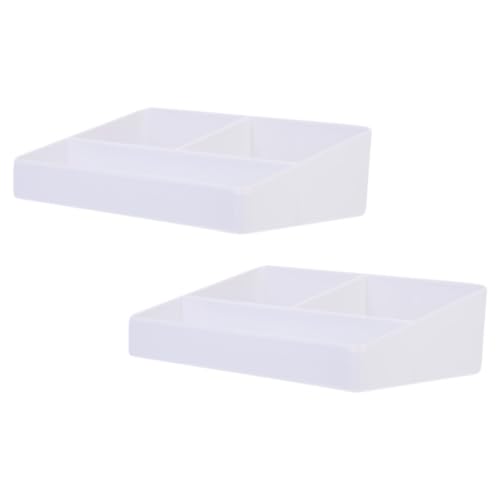 Cabilock Sturdy Tea Organizer Sugar Packet Holder 2-piece Tea Bag Storage Box for Home Smooth Edges