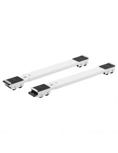 Kreator KRT670005 KRT670005-Soportes rodantes Set 200kg, Marrón