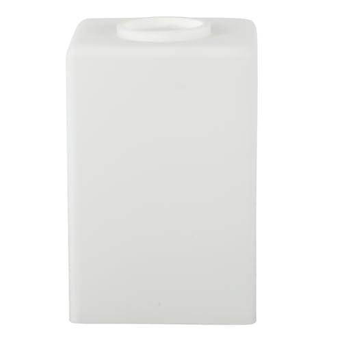 Image of PRETYZOOM Frosted Glass Light Shade 3.93 inch inchx3.93 inch inchx5.9 inch inch - Square Cylinder Lamp Cover Soft-Glare Replacement for Pendant, Wall & Table Lamps, Bedroom, Kitchen, Living Room