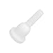 Trombone Mouthpiece, White Professonal Pure Sound Laborâ€‘Saving ABS Plastic Trombones Mouth for Players for Wind Instrument for Performance for Practice